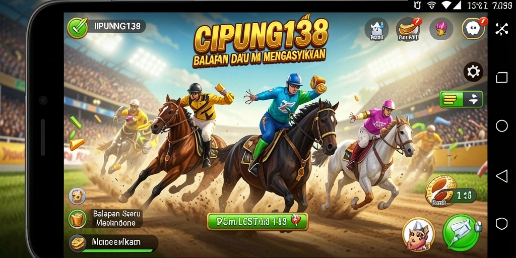 Tampilan permainan balapan yang intens dan mendebarkan di CIPUNG138.