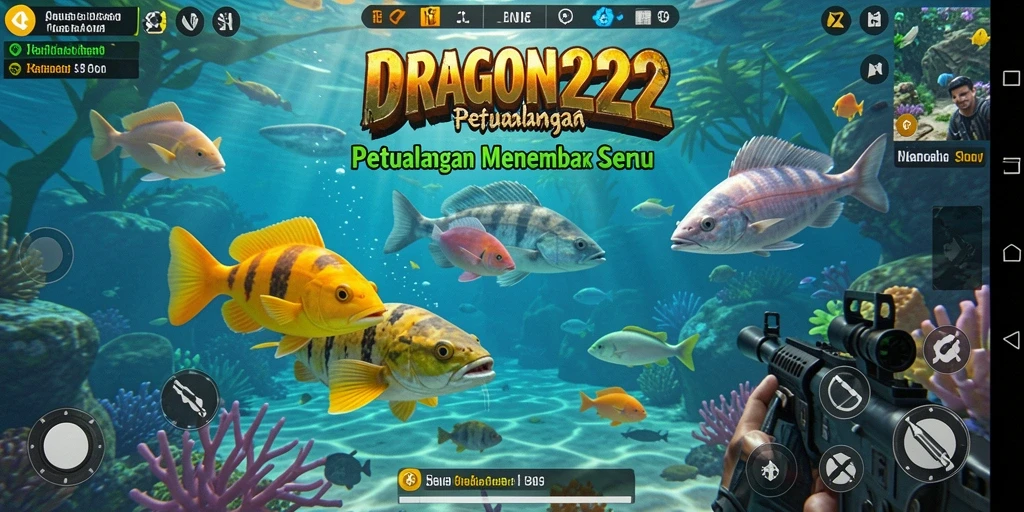 Screenshot gameplay DRAGON222 yang penuh aksi Tembak Ikan.