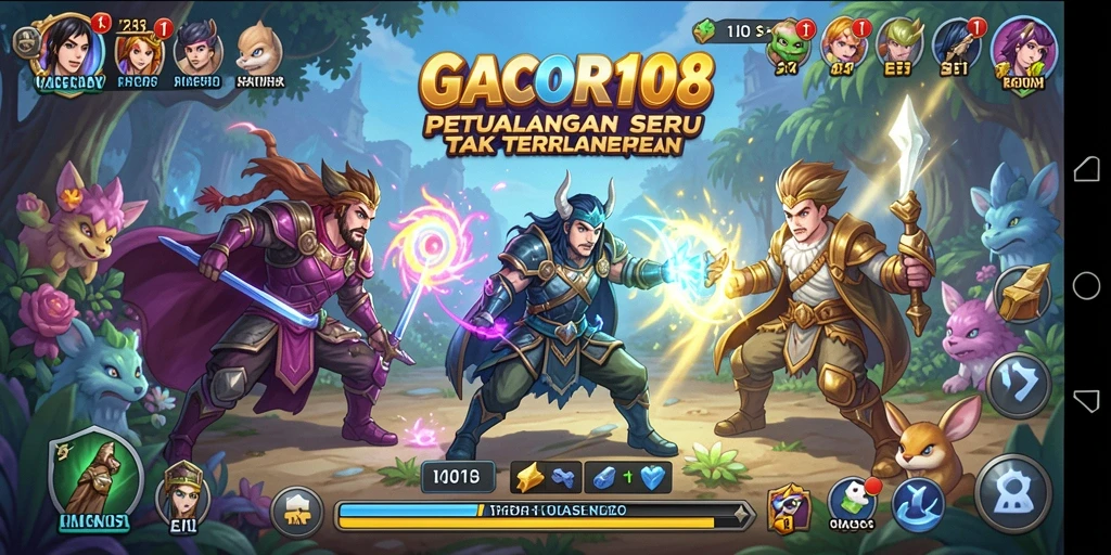 Tangkapan layar gameplay GACOR108 yang menampilkan petualangan mendebarkan.