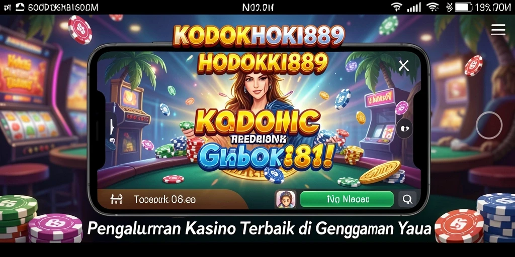 Tampilan gameplay yang menarik dan mendebarkan dari KODOKHOKI889.