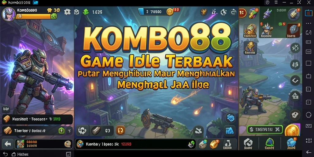 Tampilan gameplay KOMBO88 yang menarik dan penuh warna.