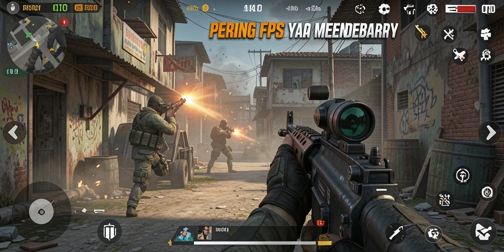 Tampilan gameplay ORISTOTO yang mendebarkan dan penuh aksi.