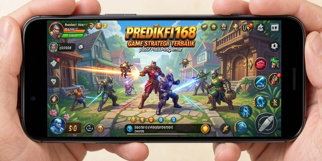 Tangkapan layar menunjukkan aksi seru dalam gameplay strategi.