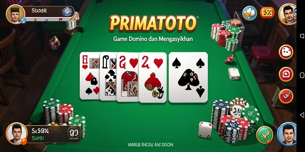 Tampilan gameplay seru dan interaktif di PRIMATOTO.