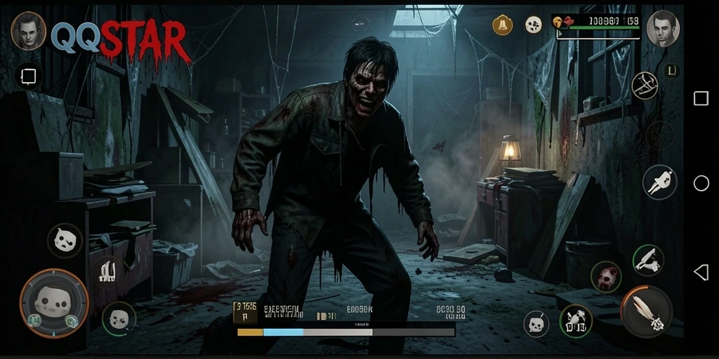 Gameplay menakutkan di QQSTAR yang memukau dan mencekam.