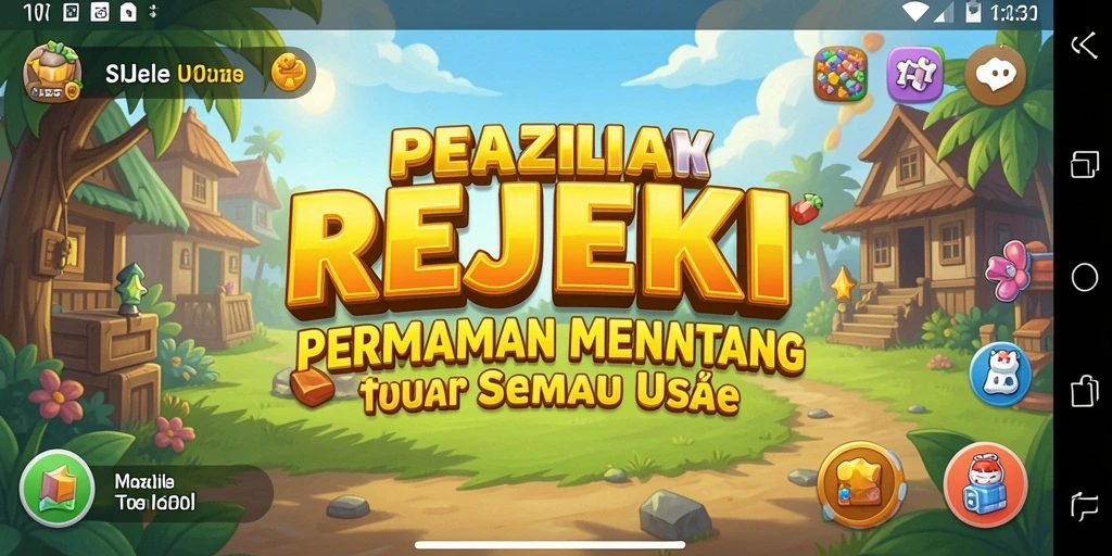 Tampilan gameplay REJEKI menampilkan teka-teki yang menarik dan menantang.