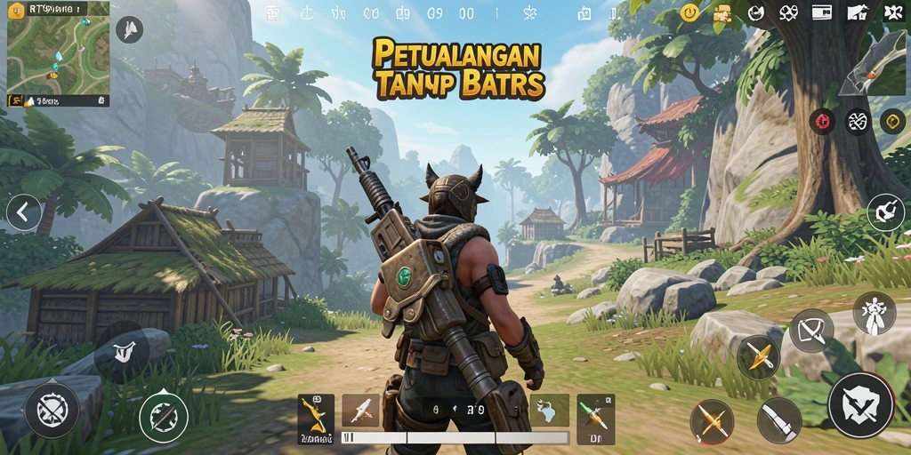 Tampilan gameplay seru di dunia terbuka RT99.
