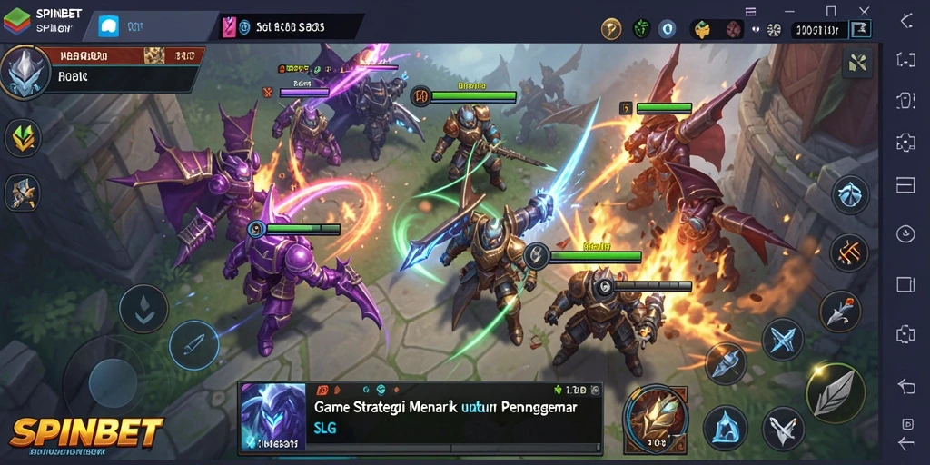 Screenshot SPINBET menampilkan aksi strategi yang mendebarkan.