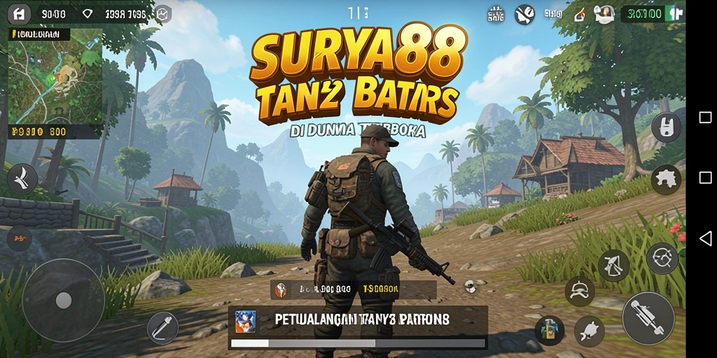 Tangkapan layar gameplay Open World SURYA88 yang menakjubkan.