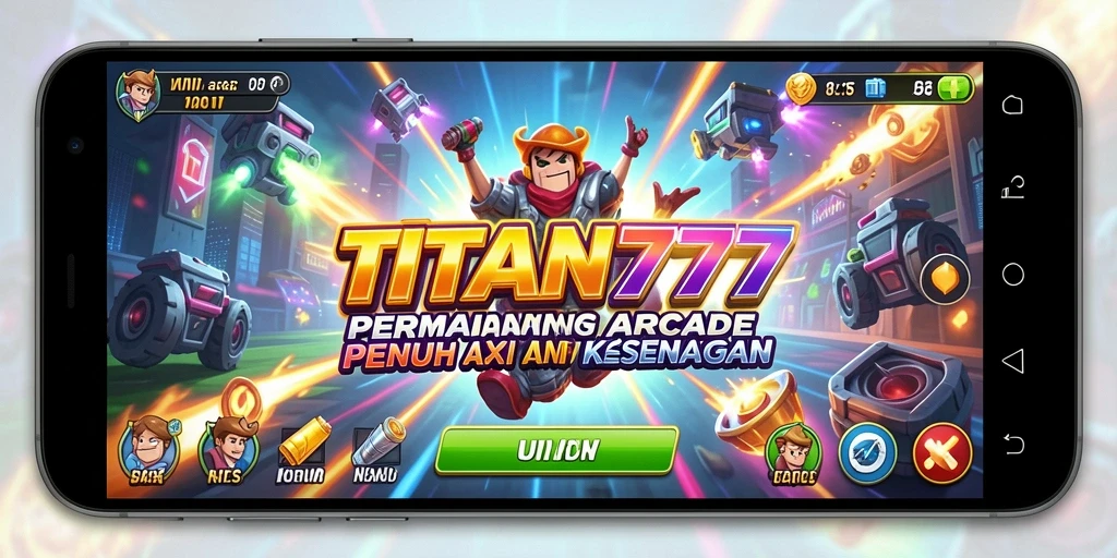 Screenshot gameplay seru dari TITAN777 dengan aksi mendebarkan.