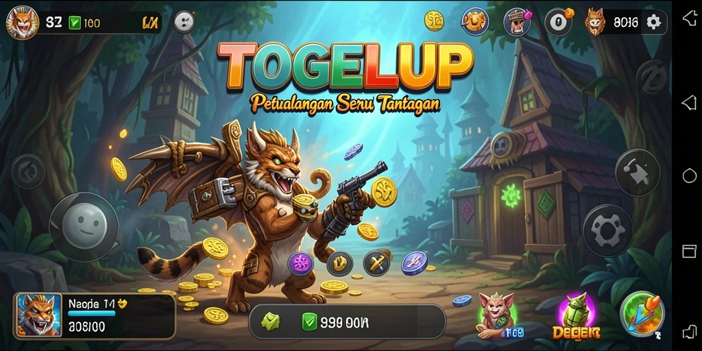 Tangkapan layar TOGELUP yang menunjukkan petualangan mendebarkan di dunia fantasi.