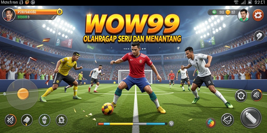 Gameplay WOW99 yang penuh aksi dan olahraga seru.